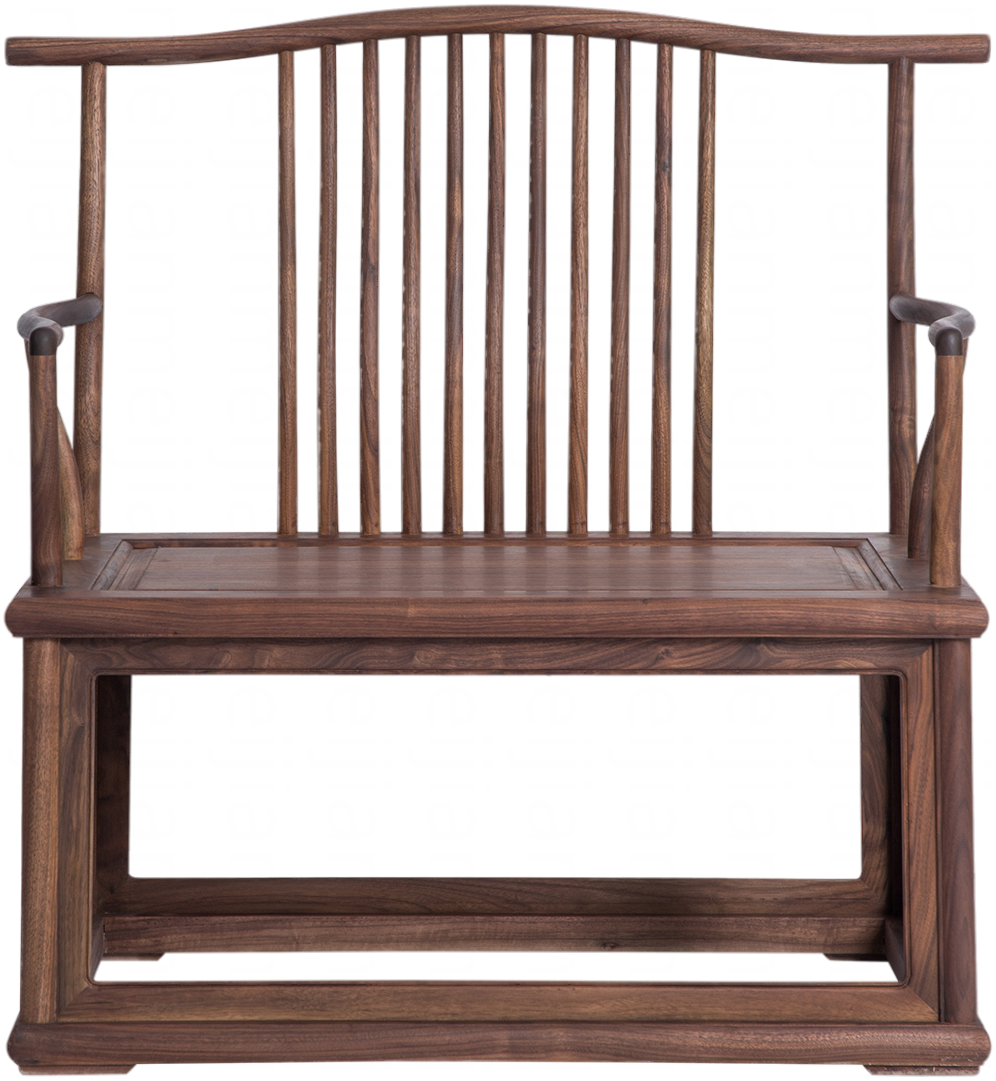 太师椅新中式实木圈椅明清仿古座椅椅子官帽椅茶椅单人老榆木圈椅