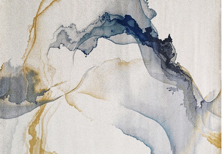 新中式地毯客厅中国风水墨现代轻奢美式茶几垫卧室床边毯欧式北欧