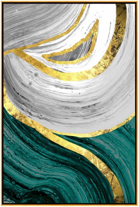 菲凡画业现代抽象轻奢图案样板间客餐厅卧室书房晶瓷挂画新款包邮