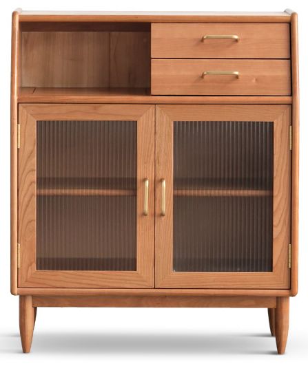 源氏木语 北欧风樱桃木餐边柜