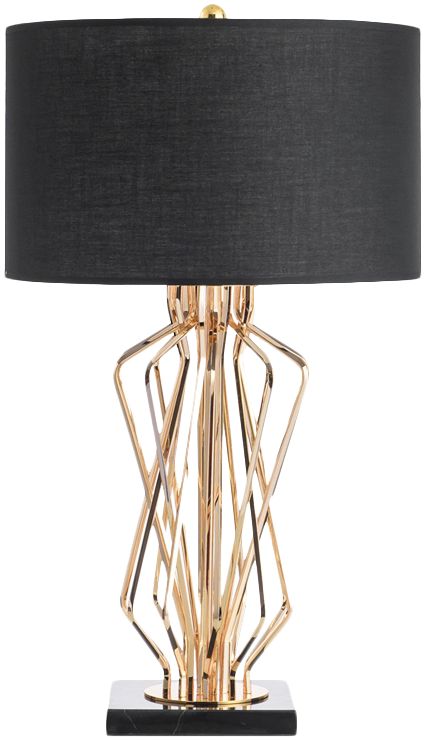 设计师部落北欧大理石金色设计师款led台灯