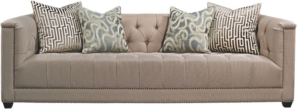 博领 美式三人沙发