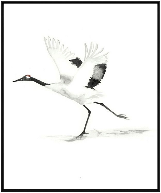 画作商业空间动物鹤手绘速写