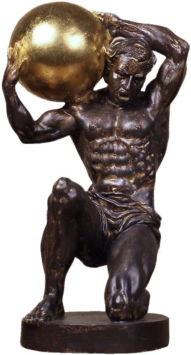 大力士雕塑摆件 美式玄关门厅装饰品摆设 北欧风客厅摆设酒店软装