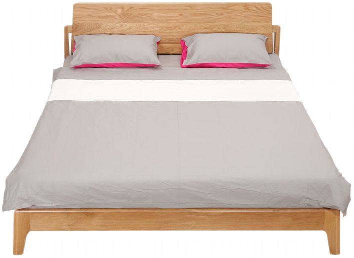 8米双人床1.5简约木蜡油卧室家具环保