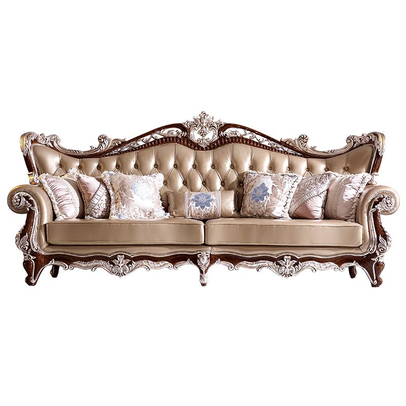 拉菲德堡 欧式古典纯手工雕花实木多人沙发
