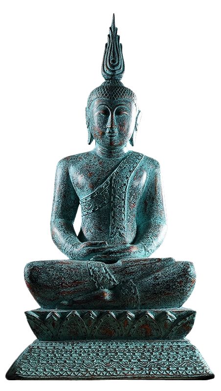 泰域 泰国木雕坐佛手工装饰品摆件 东南亚泰佛酒店会所门厅工艺品