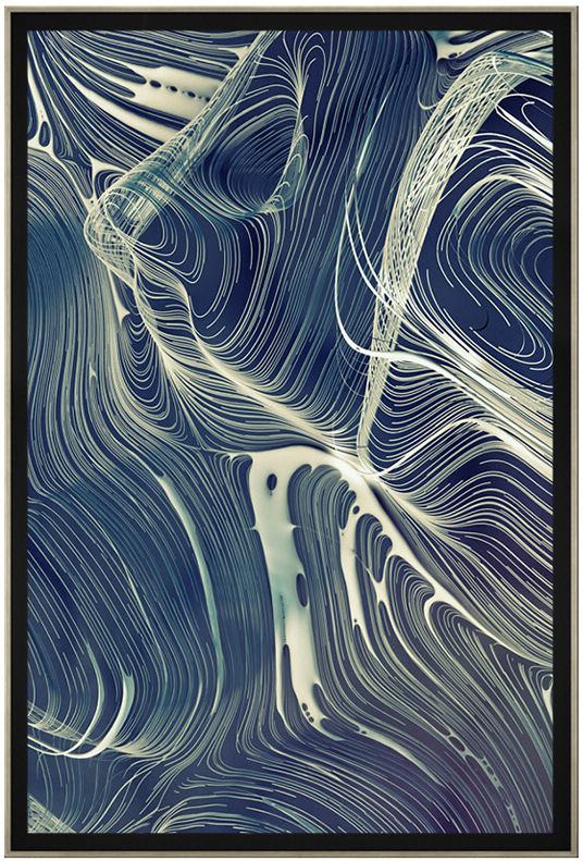 画作客厅色块抽象画