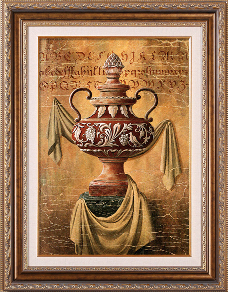 尚尚木莲 现代美式复古客厅壁画欧式走廊过道挂画竖版 玄关装饰画