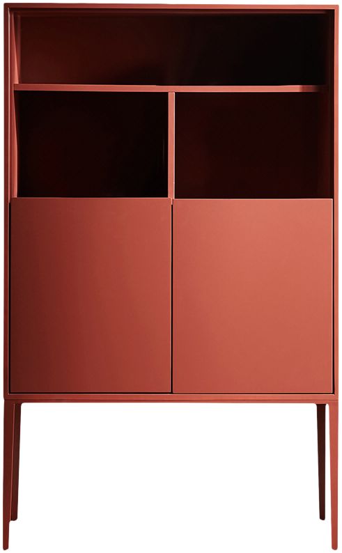 菲尼其 现代红色储物柜