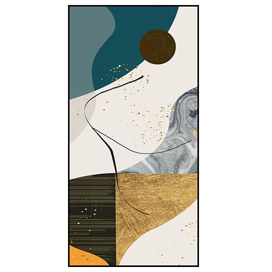 画圣 现代玄关入户公寓几何走廊尽头ins风壁画尺寸可定制抽象画