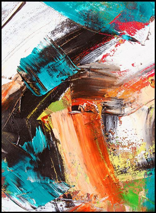 风华正茂 手绘油画 简约现代抽象巨大幅玄关酒店办公室装饰画壁画