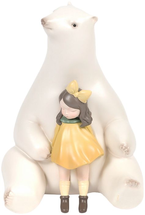 可米生活 简约摆件暖熊 白夜童话系列 艺术家贾晓鸥