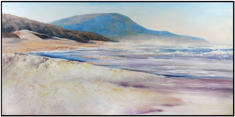 横版现代简约抽象油画 沙发卧室床头背景墙别墅样板房装饰画