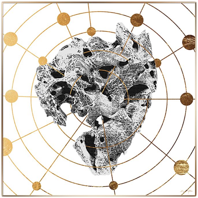 田钰艺术空间 简约装饰画 陨石系列