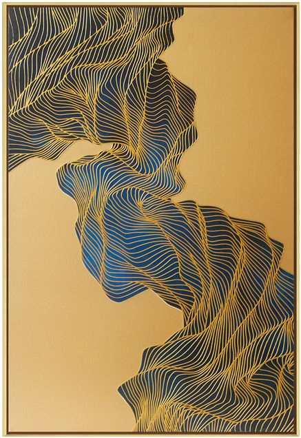 抽象立体手绘版画玄关装饰画客厅走廊大幅竖版挂画样板房艺术壁画