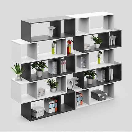 迪欧组合文件柜置物格子柜储物展示柜办公室隔断柜