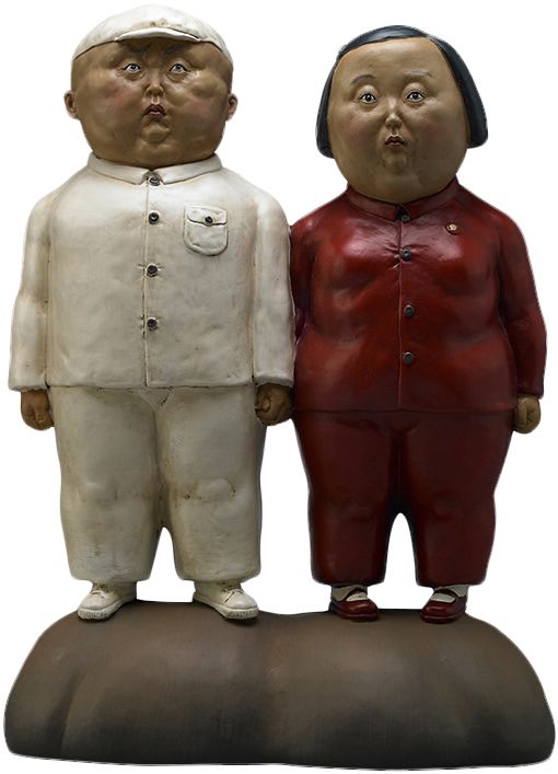 稀奇艺术限量雕塑瞿广慈《站在高岗上》桌面摆件卧室饰品结婚礼物