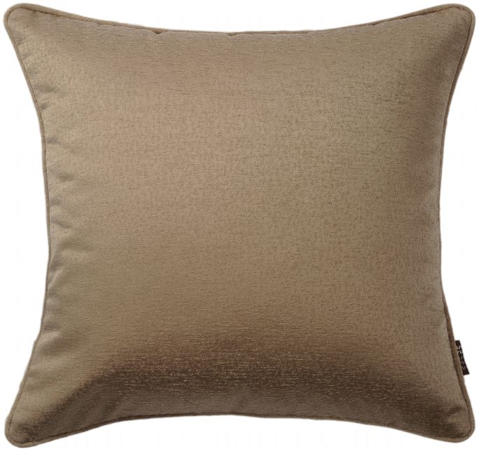 布和布家纺 现代样板间金咖色丝棉百搭舒适靠包靠靠垫沙发方靠