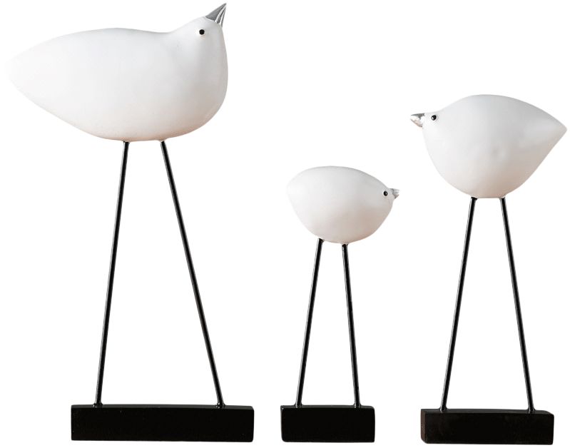 北欧风格小摆件ins现代简约小鸟装饰树脂工艺品房间创意卧室摆设