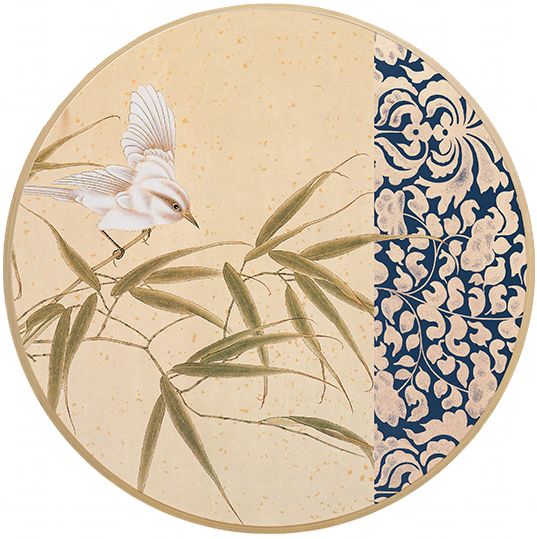 材质油画布 实木 尺寸直径50cm(直径70可选) 颜色木色 风格新中式