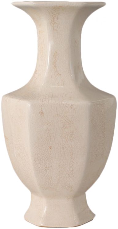 十境otlife定窑白瓷平口方形六面瓶