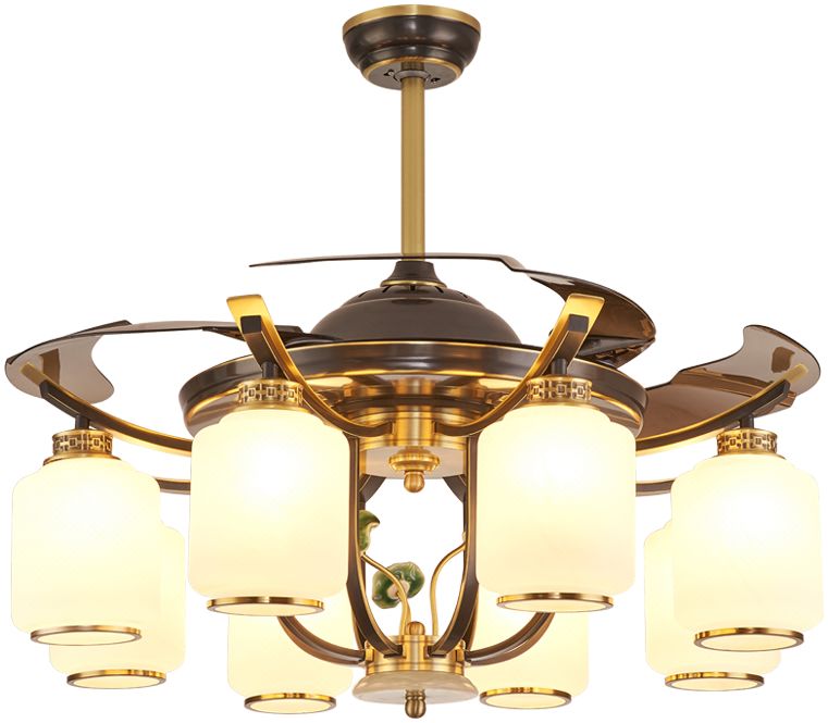 凯萨罗灯 新中式禅意风扇吊灯