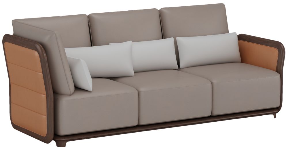 华师傅 三位左扶手沙发 hp-sf06-1