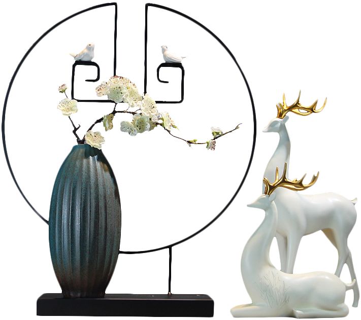 现代新中式禅意古风摆件办公室客厅玄关家居软装饰品乔迁新居礼品