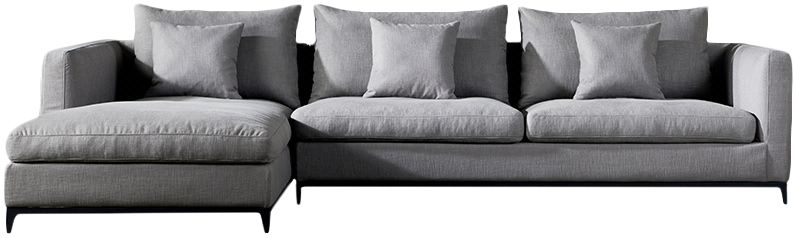 菲尼其 fenichi 现代浅灰色多人沙发