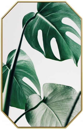 雨林漫步 北欧风格ins装饰画粉色挂画绿植小清新壁画客厅背景墙画