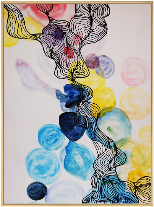 抽象画现代简约大幅壁画客厅玄关装饰画卧室房间墙壁竖版走廊挂画