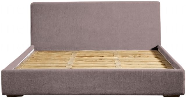 foundhome 北欧现代简约布艺双人床 实木框架 小户型设计包布床