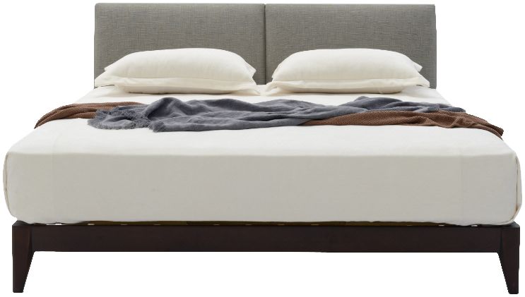 纳斯卡 北欧风实木加可拆卸软包双人床