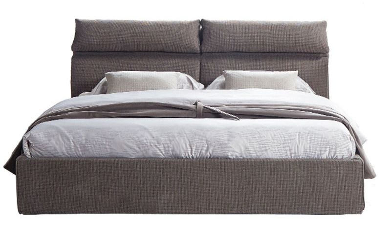 aris爱依瑞斯 现代卧室可调节靠包布艺双人床