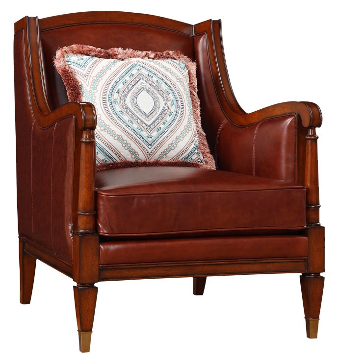 卡梅尔 单人沙发(头层皮 仿皮 布)ym110335-4401