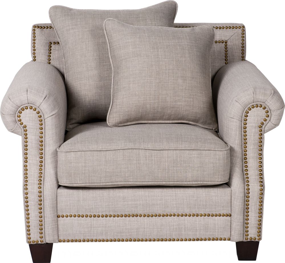 美式田园布艺沙发 客厅软包纯色可拆洗单人位沙发 带抱枕休闲沙发